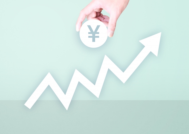 収入アップをイメージするイラスト