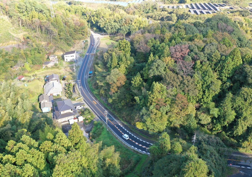 県道 日立いわき線舗装