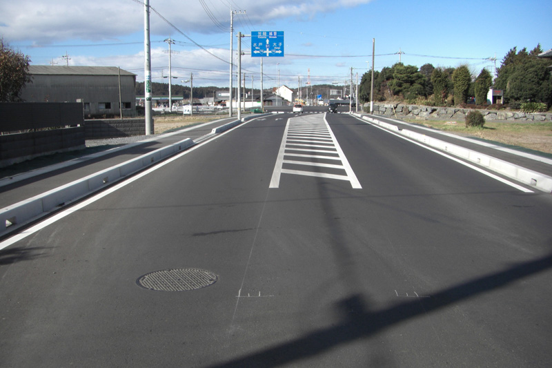 瓜連道路改良工事