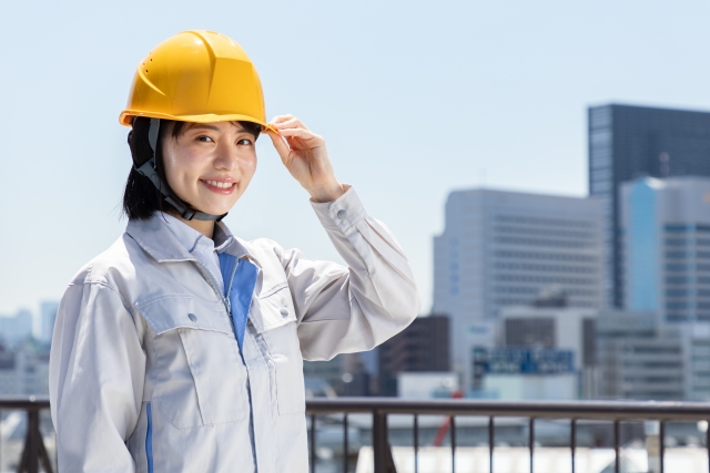 女性の作業員
